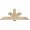 Ekena Millwork Redmond Rough Sawn Timber Gable Bracket, Douglas Fir, 60"W x 22"H x 4"D x 6"F, 9/12 Pitch GBW060X22X0406RED00RDF - alternate 1